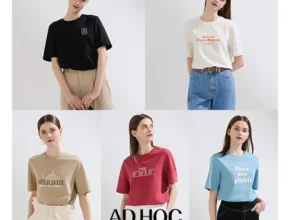 핫딜 24SS 로고 남녀공용 기능성 티셔츠 5종 베스트셀러