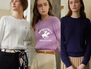 요즘 뜨는 24SS 코튼 혼방 케이블 반팔니트 4종 여성  베스트셀러