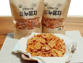 인플추천 샘물자리 현미 누룽지 300g 5봉 최고 인기 제품