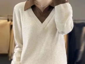 핫딜 애시워스 V넥 카라 니트 2종 TOP 제품