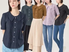 핫딜 에바큐브 24SS 튤립 카라 블라우스 베스트 추천 제품