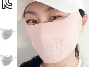 요즘 핫한 입는 자외선 차단 쿨링 마스크 4개 핫 아이템